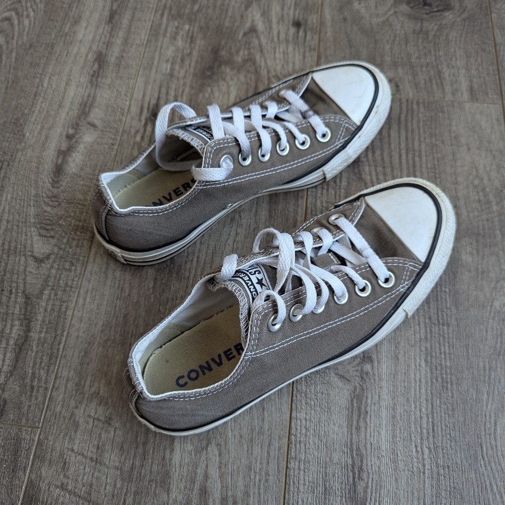 Converse Gray Low-Top Sneakers - Picture 8 of 12